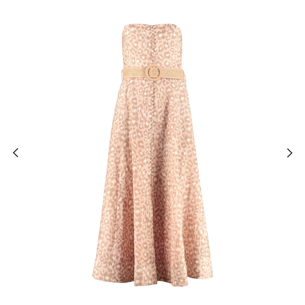 Zimmermann Carnaby Bustier Midi Dress